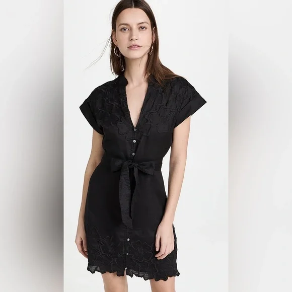 Veronica Beard Archie embroidered floral dress size 8 - Picture 1 of 14